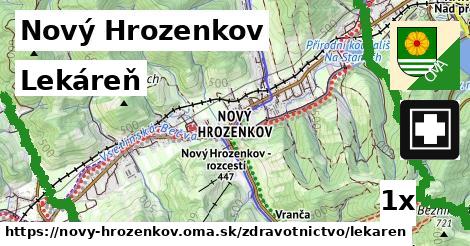 Lekáreň, Nový Hrozenkov