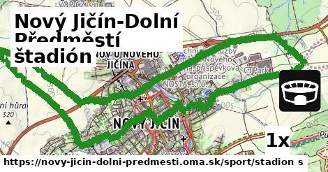 štadión, Nový Jičín-Dolní Předměstí