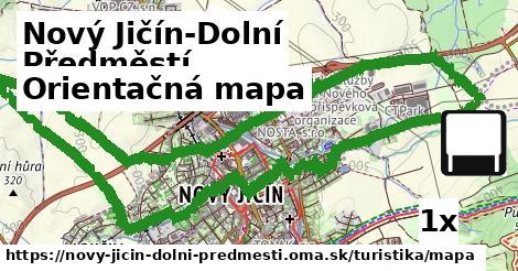Orientačná mapa, Nový Jičín-Dolní Předměstí