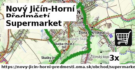 supermarket v Nový Jičín-Horní Předměstí