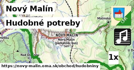 hudobné potreby v Nový Malín