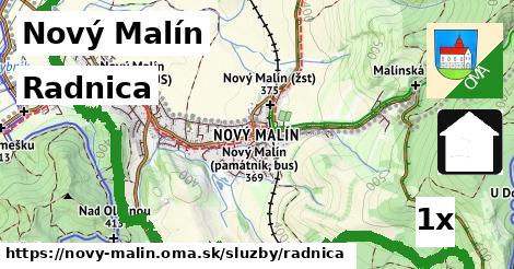 Radnica, Nový Malín