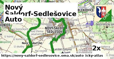 auto v Nový Šaldorf-Sedlešovice