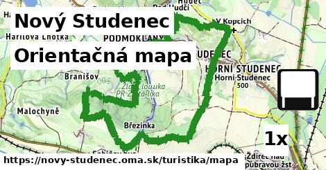 Orientačná mapa, Nový Studenec