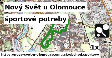 športové potreby, Nový Svět u Olomouce