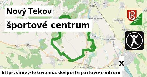 športové centrum, Nový Tekov