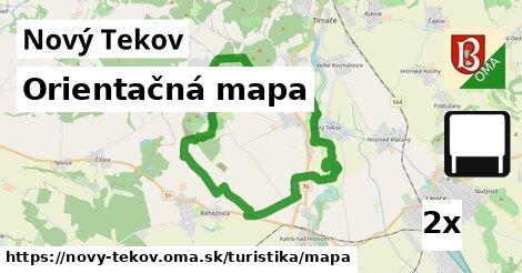 Orientačná mapa, Nový Tekov