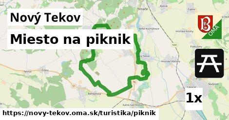 miesto na piknik v Nový Tekov