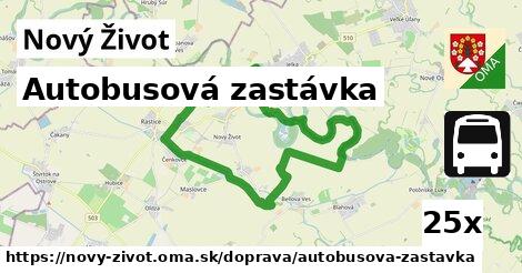 Autobusová zastávka, Nový Život