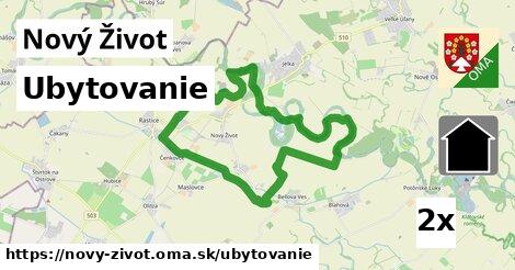 ubytovanie v Nový Život