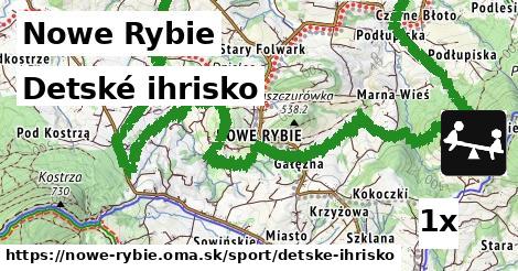 detské ihrisko v Nowe Rybie