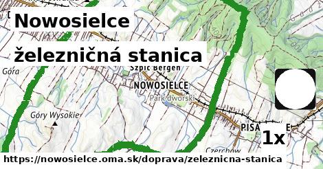 železničná stanica v Nowosielce