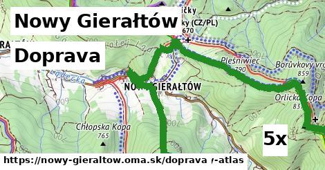 doprava v Nowy Gierałtów