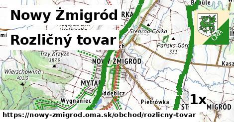 rozličný tovar v Nowy Żmigród