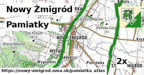 pamiatky v Nowy Żmigród