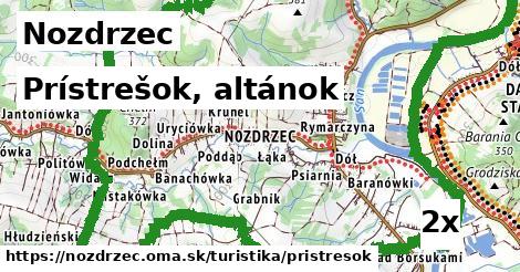 prístrešok, altánok v Nozdrzec