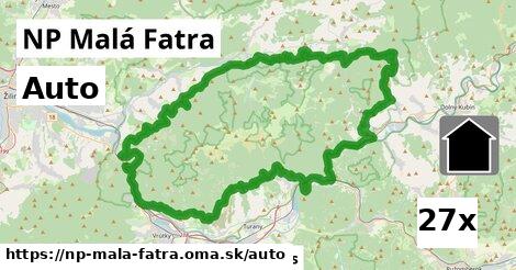 auto v NP Malá Fatra