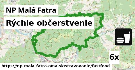 Rýchle občerstvenie, NP Malá Fatra