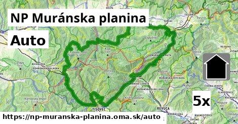 auto v NP Muránska planina