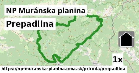 prepadlina v NP Muránska planina