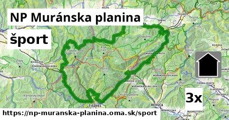 šport v NP Muránska planina
