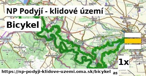 bicykel v NP Podyjí - klidové území