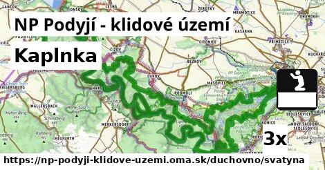 kaplnka v NP Podyjí - klidové území