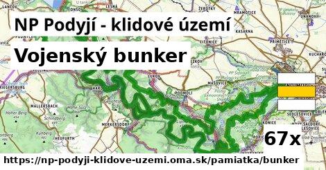 vojenský bunker v NP Podyjí - klidové území