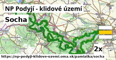 socha v NP Podyjí - klidové území