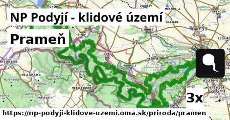 Prameň, NP Podyjí - klidové území