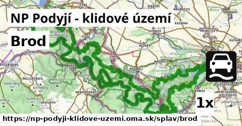 brod v NP Podyjí - klidové území