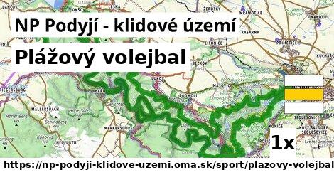 Plážový volejbal, NP Podyjí - klidové území