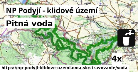 Pitná voda, NP Podyjí - klidové území