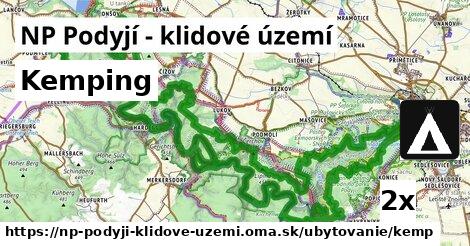 Kemping, NP Podyjí - klidové území