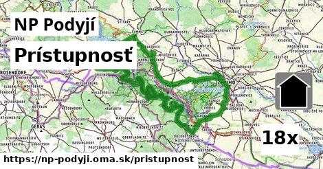 prístupnosť v NP Podyjí