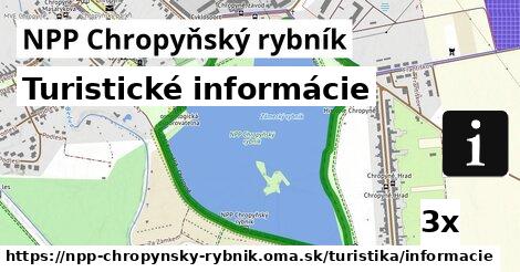 turistické informácie v NPP Chropyňský rybník