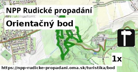 orientačný bod v NPP Rudické propadání