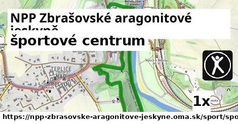 športové centrum, NPP Zbrašovské aragonitové jeskyně