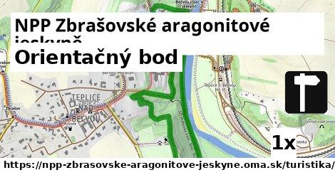 Orientačný bod, NPP Zbrašovské aragonitové jeskyně