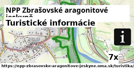 turistické informácie v NPP Zbrašovské aragonitové jeskyně