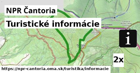 turistické informácie v NPR Čantoria