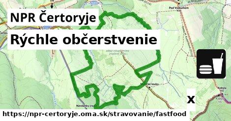 Všetky body v NPR Čertoryje