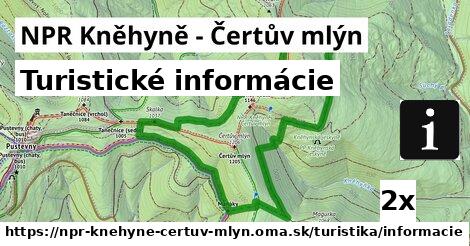 Turistické informácie, NPR Kněhyně - Čertův mlýn