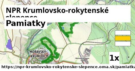 pamiatky v NPR Krumlovsko-rokytenské slepence