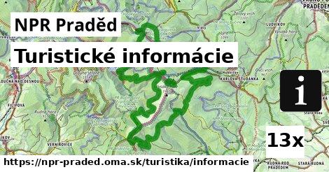 Turistické informácie, NPR Praděd