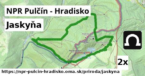 Jaskyňa, NPR Pulčín - Hradisko