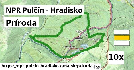 príroda v NPR Pulčín - Hradisko