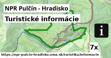 Turistické informácie, NPR Pulčín - Hradisko