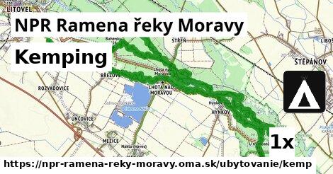 kemping v NPR Ramena řeky Moravy