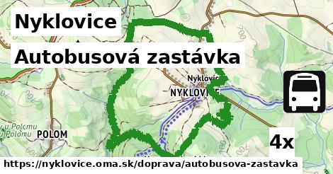 Autobusová zastávka, Nyklovice